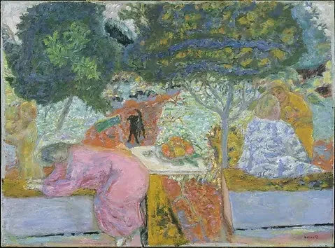 Matin dans le jardin à Vernonnet - Pierre Bonnard