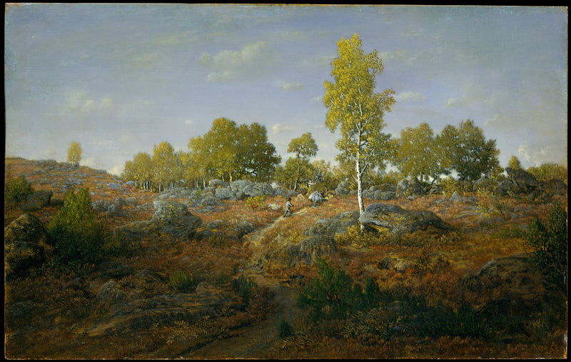 Un matin de début d'été dans la forêt de Fontainebleau - Théodore Rousseau
