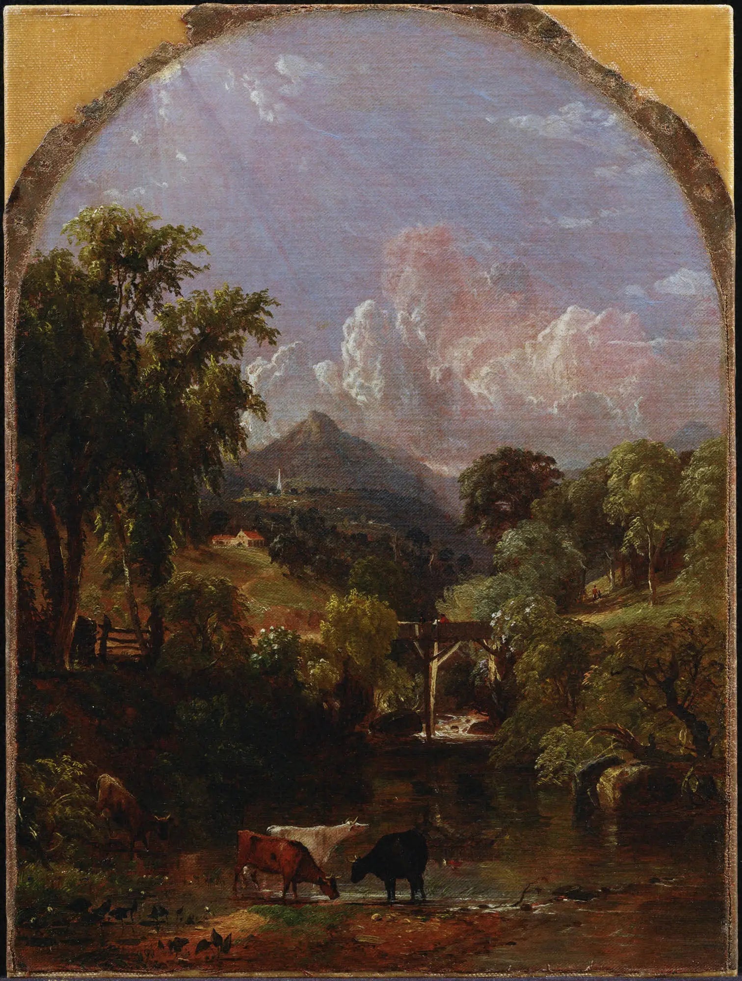 Matin - Jasper Francis Cropsey image 1 tableau peint à l’huile sur toile