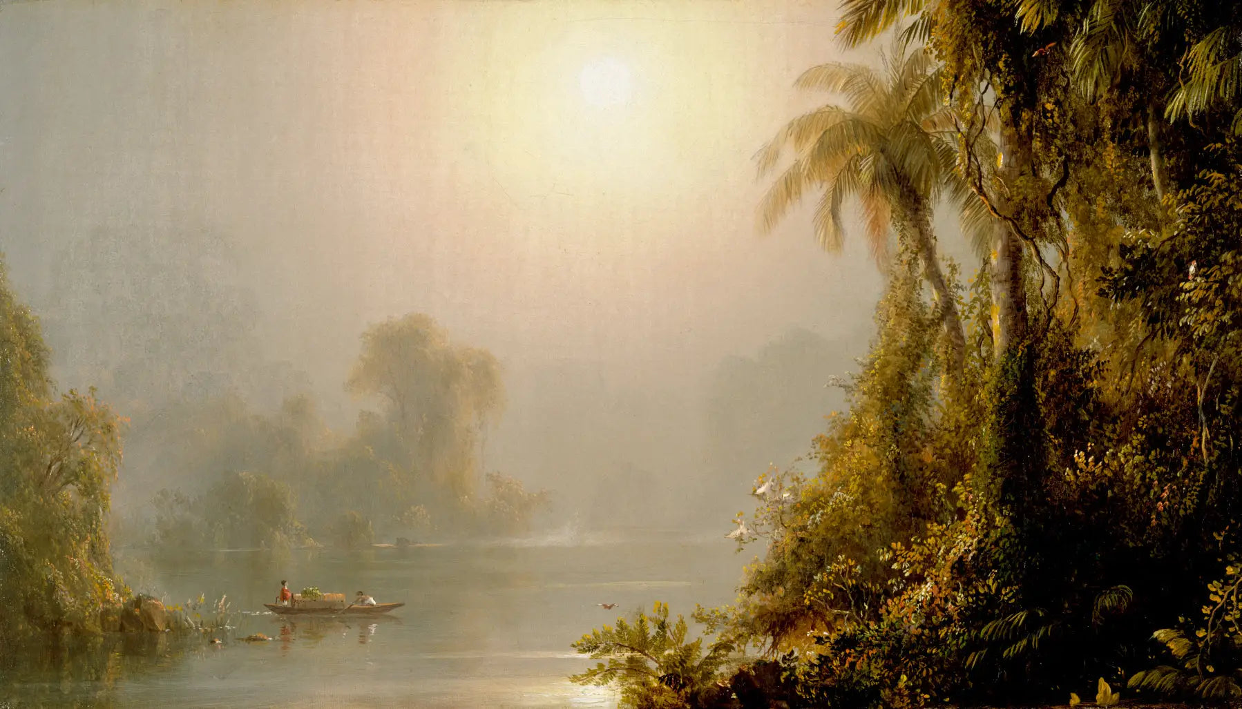 Matin sous les tropiques - Frederic Edwin Church image 1 copie de tableau peinte à la main