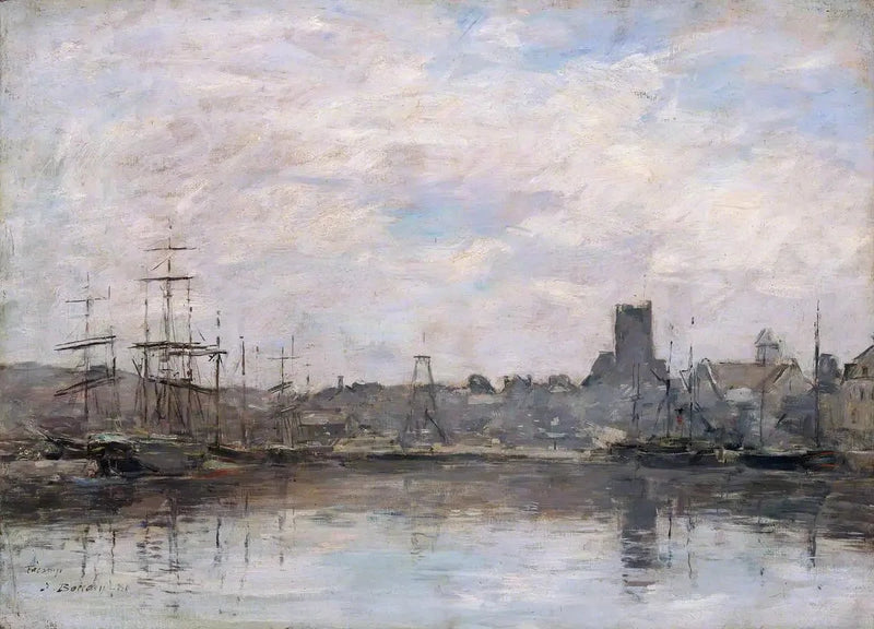 Matinée de septembre : Port de Fécamp - Eugène Boudin