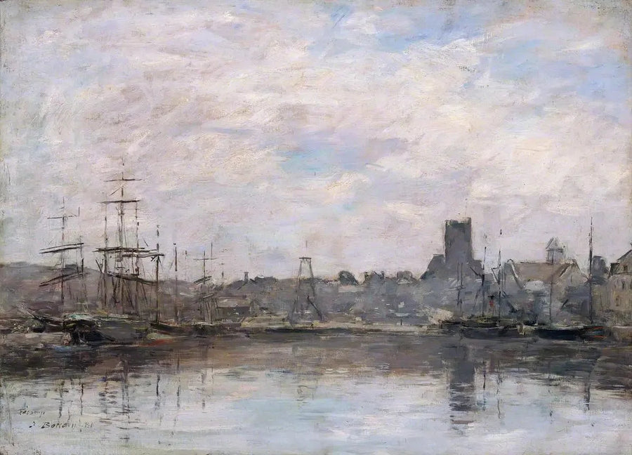 Matinée de septembre : Port de Fécamp - Eugène Boudin