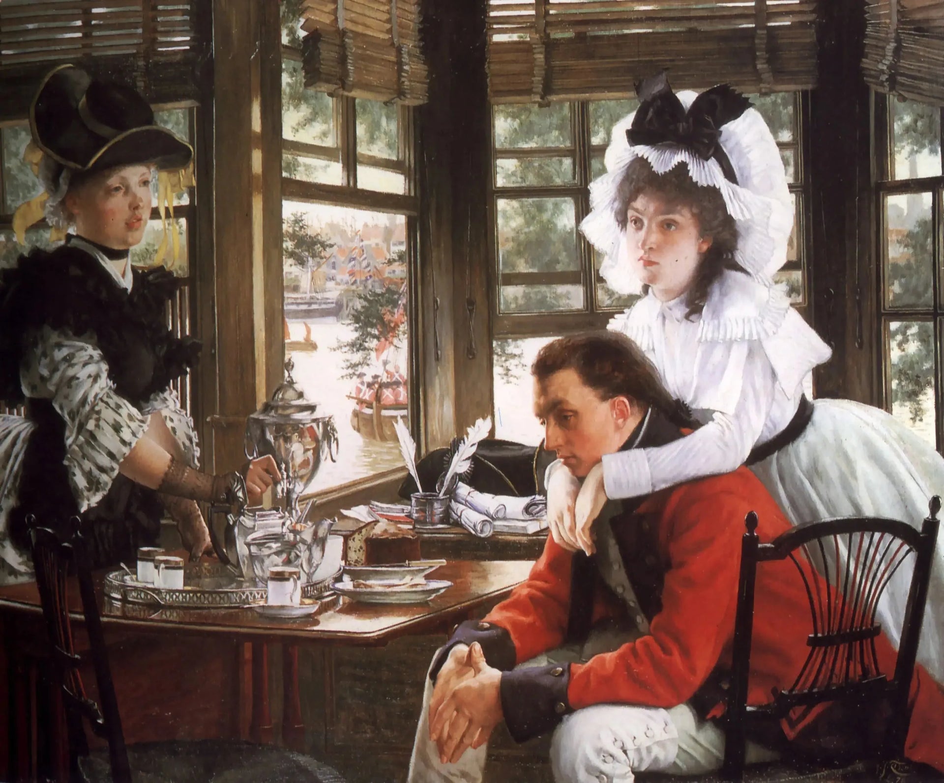 Mauvaises nouvelles - James Tissot image 1 tableau peint à l’huile sur toile