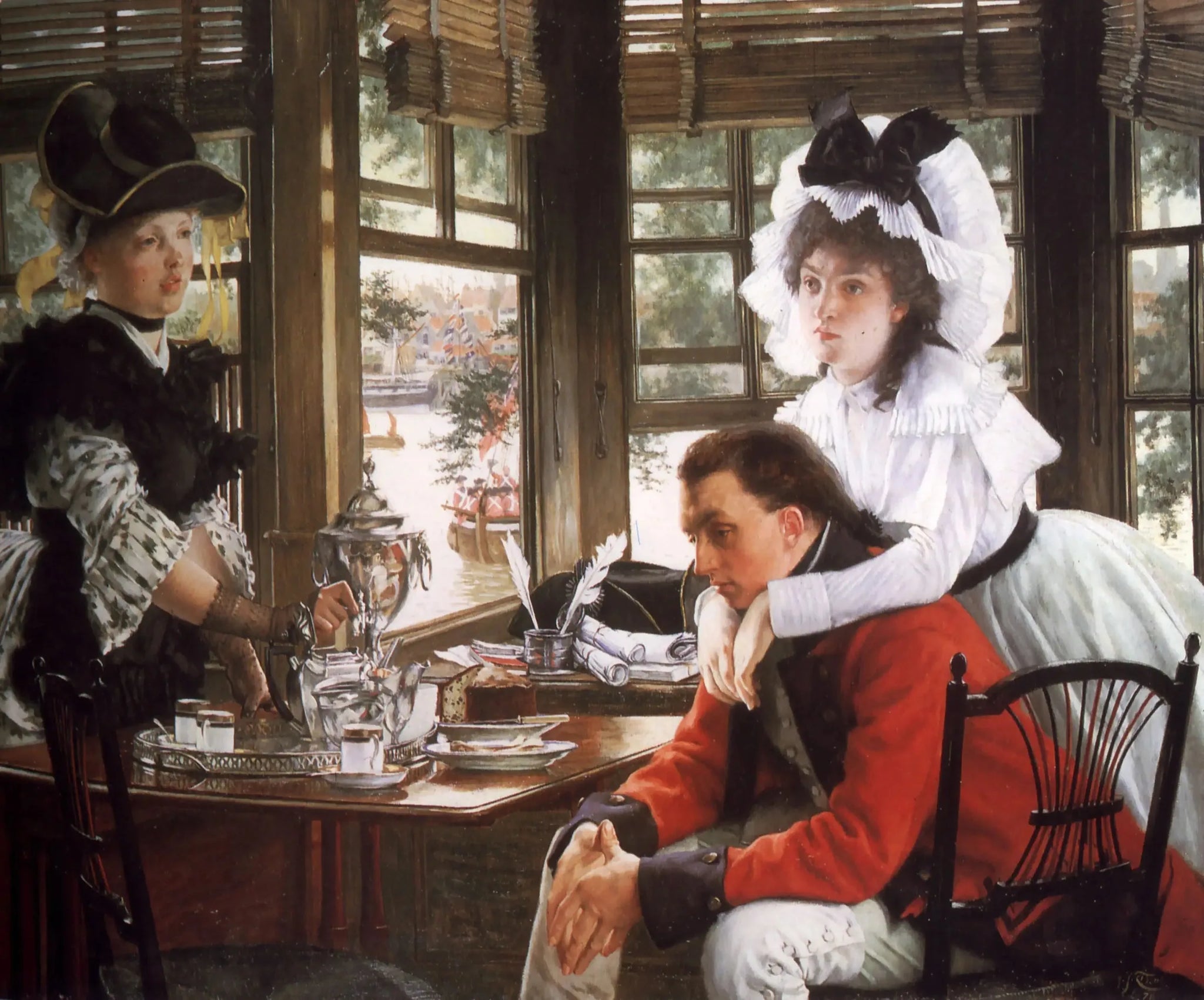 Mauvaises nouvelles - James Tissot image 1 tableau peint à l’huile sur toile