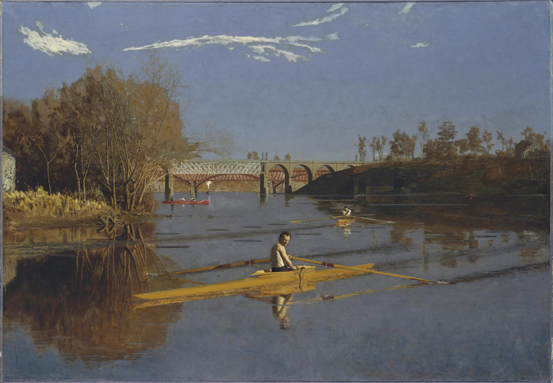 Max Schmitt en skiff - Thomas Eakins