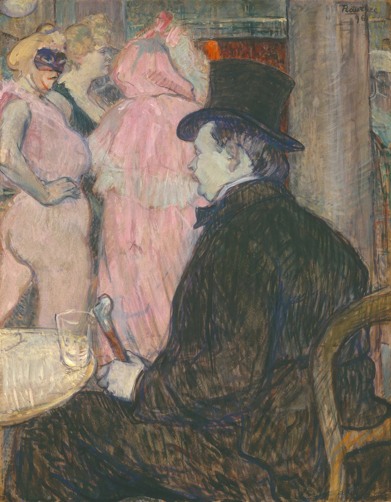 Maxime Dethomas : Au Bal de l'Opéra - Henri de Toulouse-Lautrec