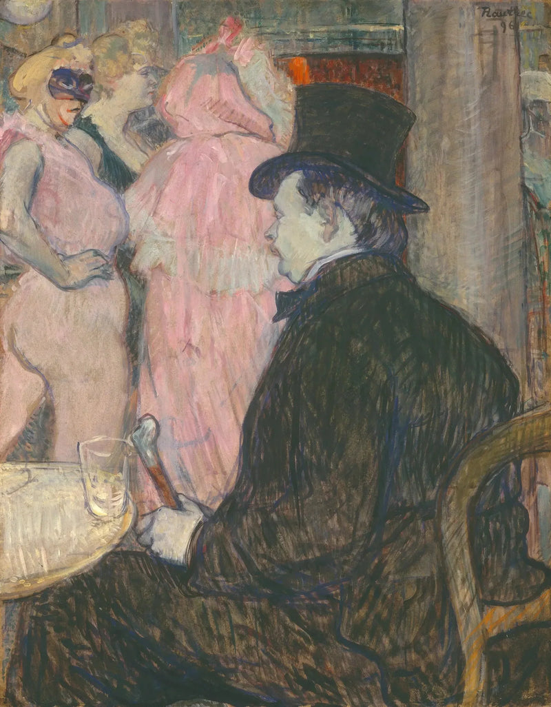 Maxime Dethomas : Au Bal de l'Opéra - Henri de Toulouse-Lautrec