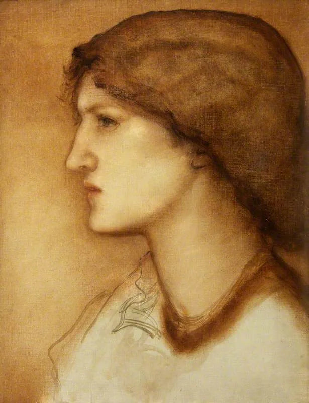 May Morris (anciennement connue sous le nom de « Jane Morris ») - Edward Burne-Jones image 1 reproduction de peinture à l’huile