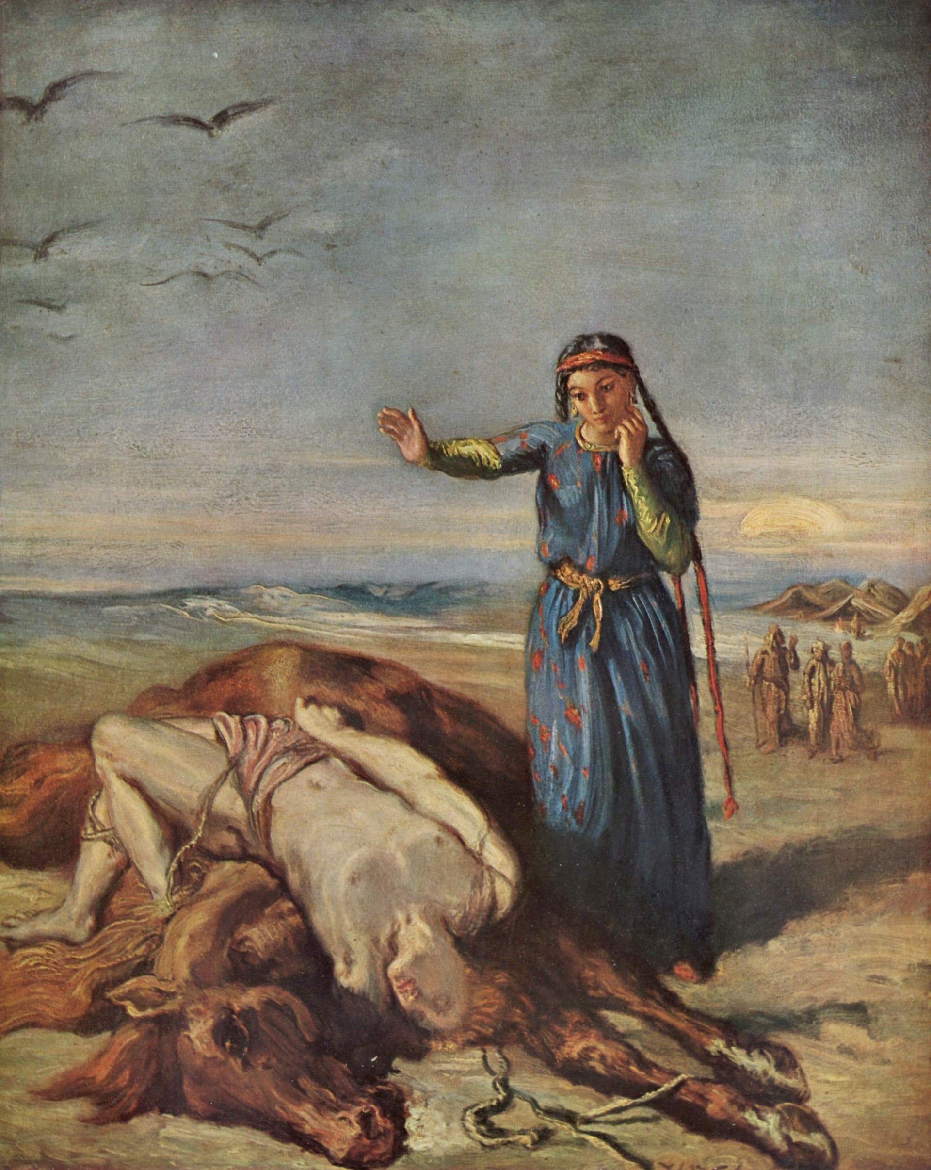 Mazeppa trouvé évanoui - Théodore Chassériau image 1 copie peinte à la main à l’huile