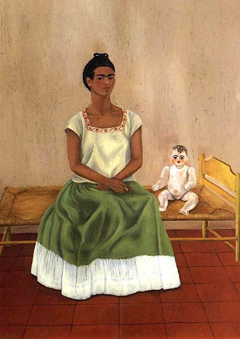 Moi et ma poupée - Frida Kahlo