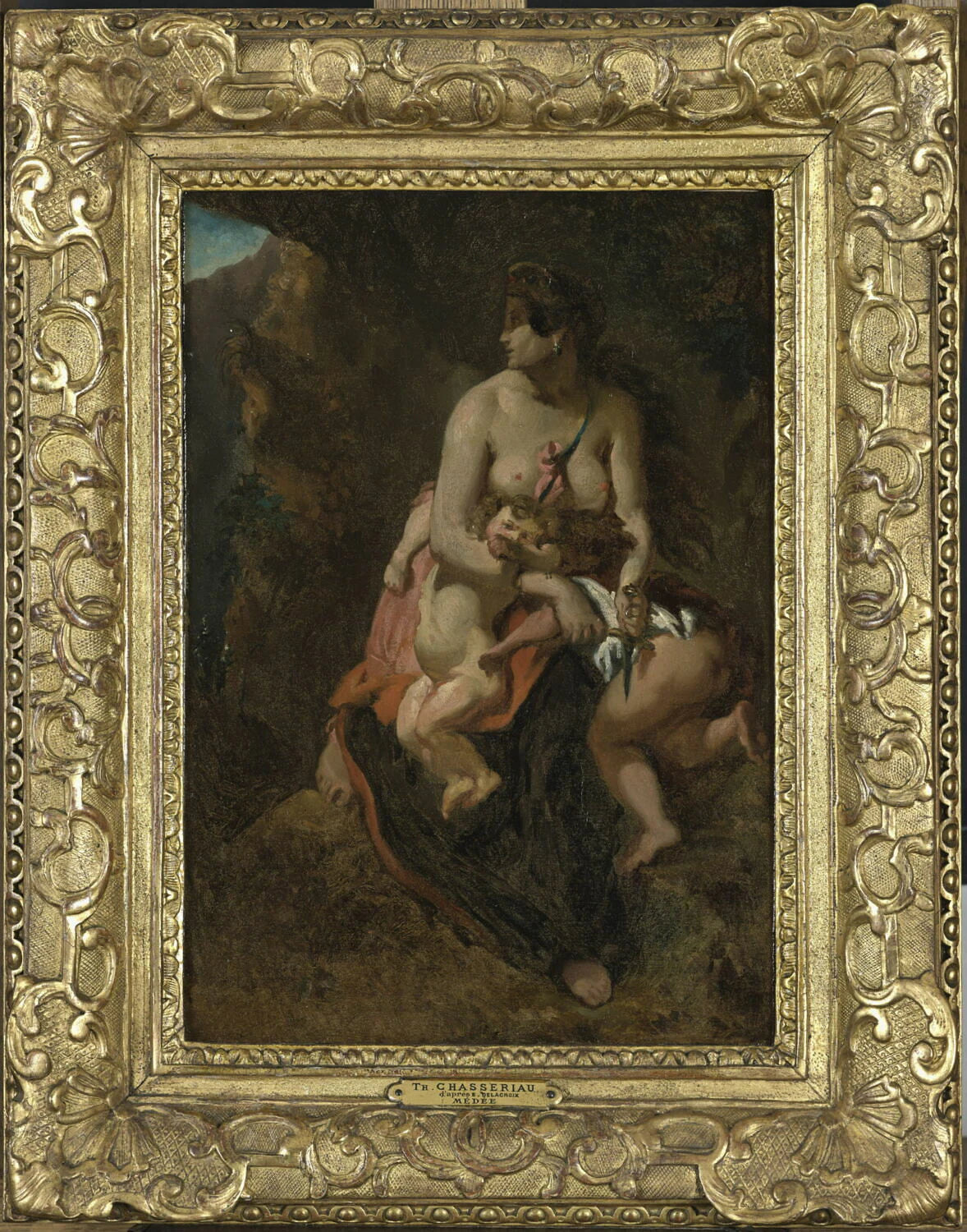 Médée, d'après Delacroix - Théodore Chassériau