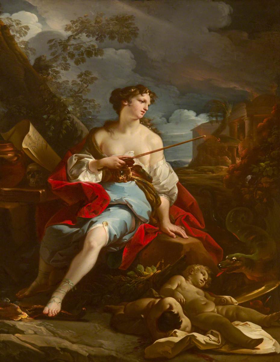 Médée - Corrado Giaquinto image 1 copie peinte à la main à l’huile