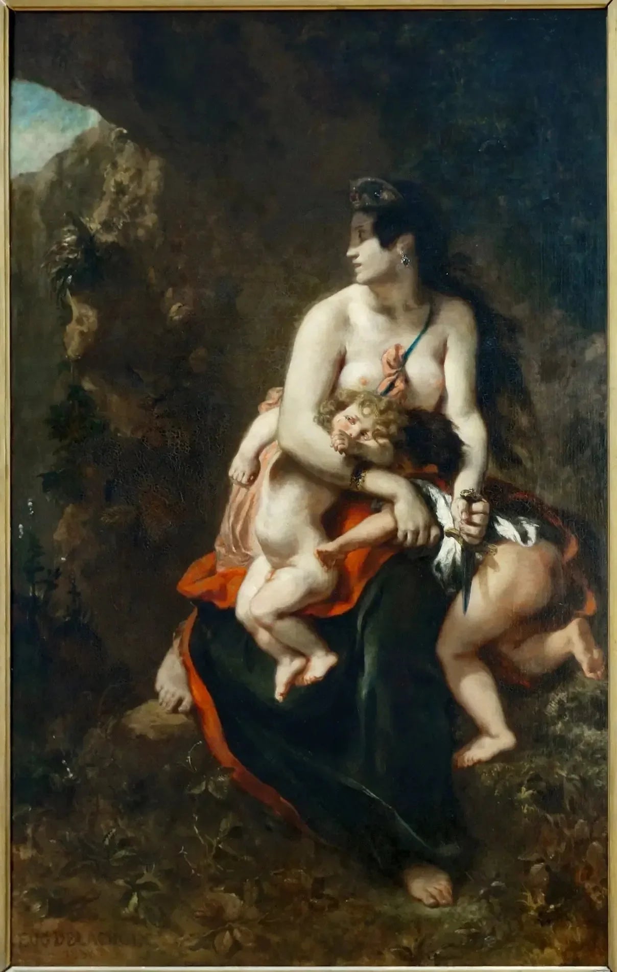 Médée furieuse - Eugène Delacroix image 1 tableau peint à l’huile sur toile