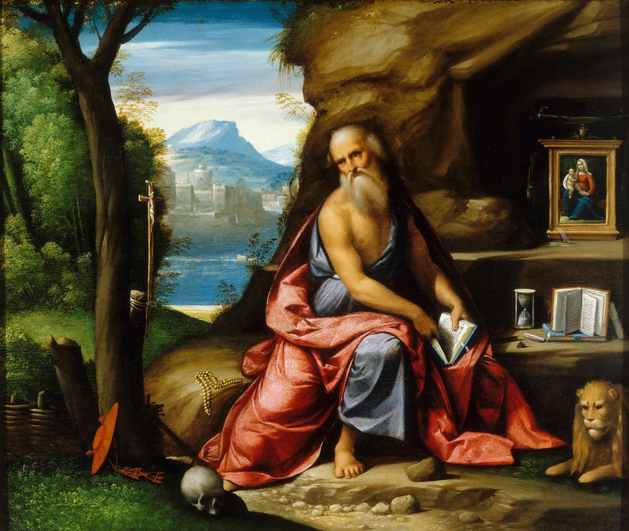 Méditation de saint Jérôme - Benvenuto Tisi