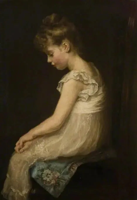 Méditation - John Everett Millais image 2 reproduction d’œuvre d’art à l’huile