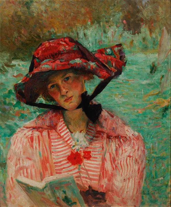 Méditer - Eliseu Visconti image 1 reproduction de peinture à l’huile