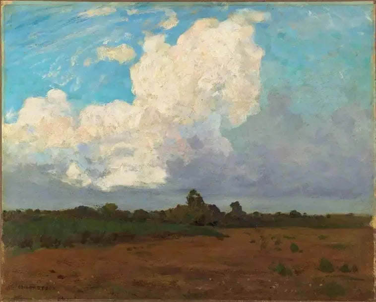 Médoc, la lande - Odilon Redon image 1 copie peinte à la main à l’huile