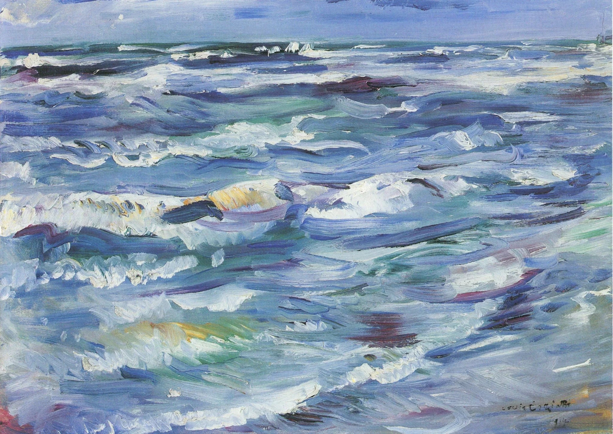 Meer bei La Spezia - Lovis Corinth image 1 copie de tableau peinte à la main