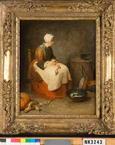 Meisje in keuken - Jean Siméon Chardin