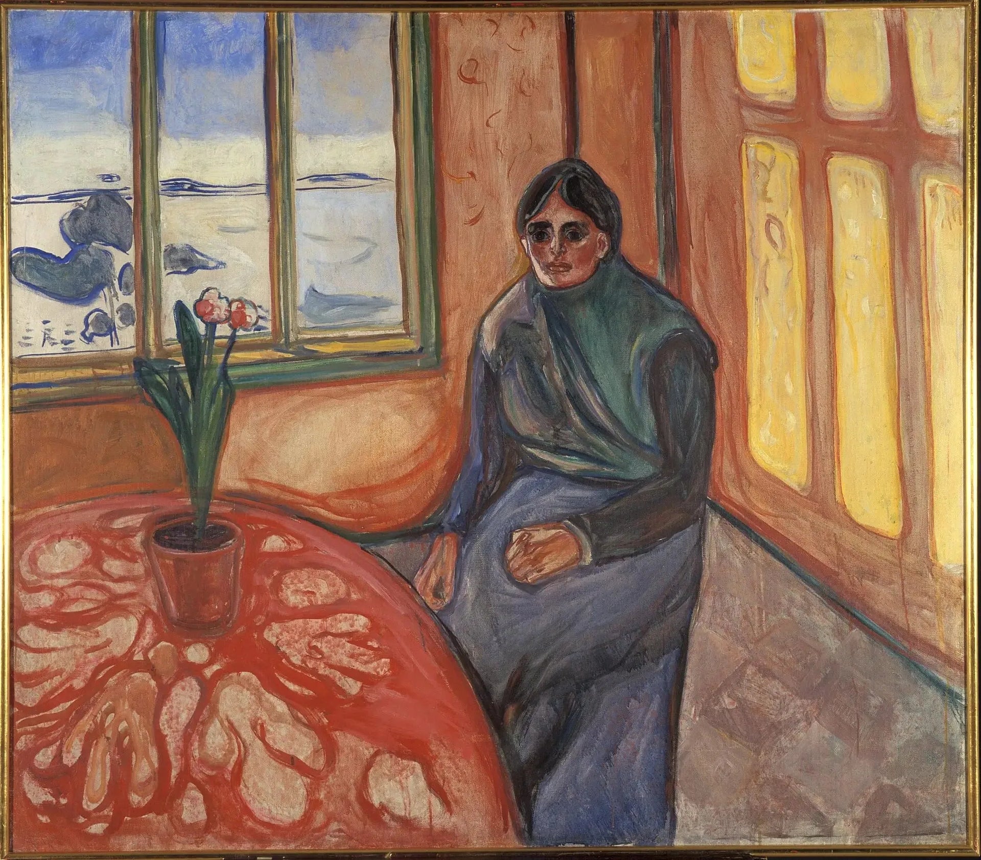 Mélancolie - Edvard Munch image 1 reproduction réalisée par Alpha Reproduction