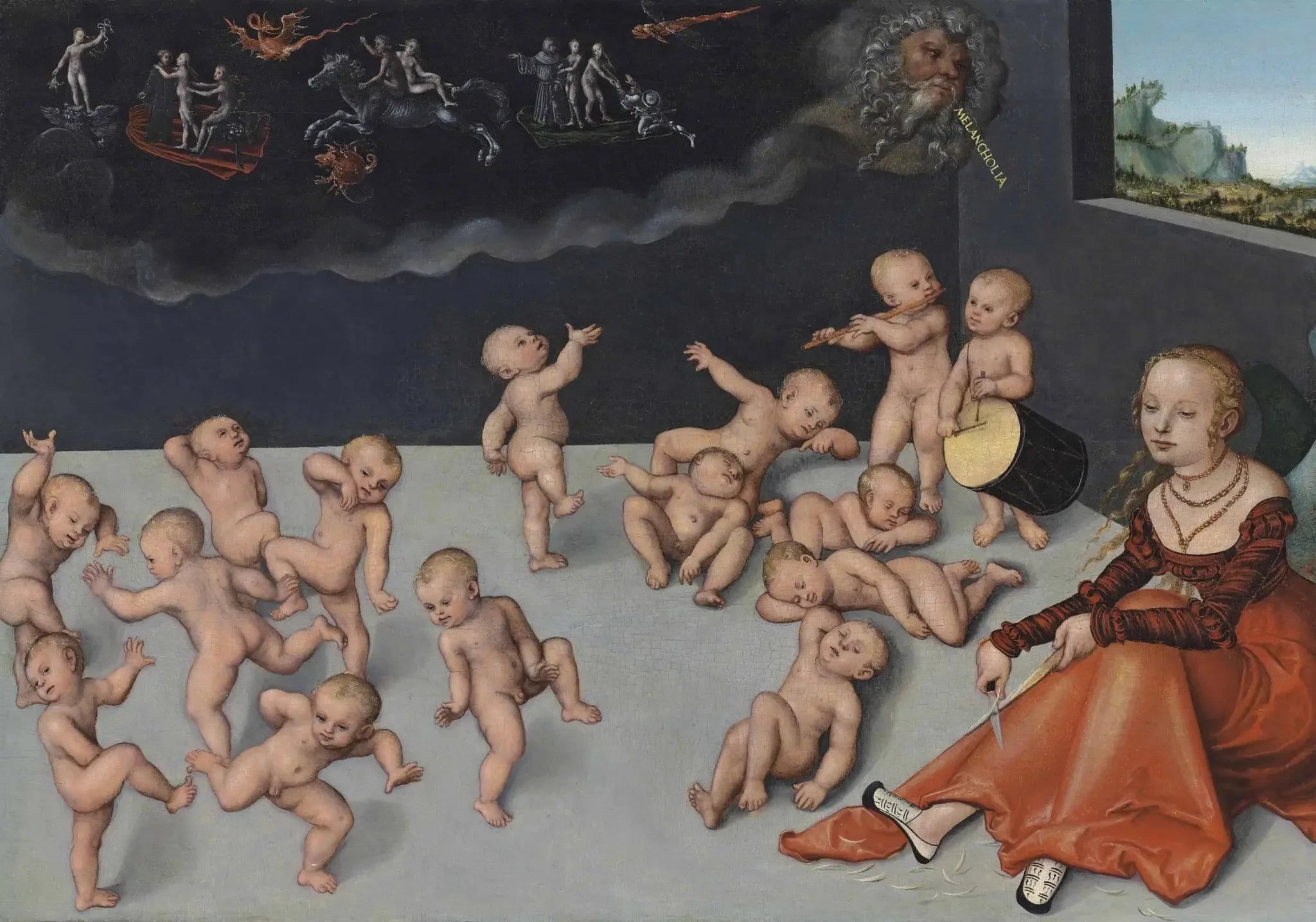Mélancolie - Lucas Cranach the Elder image 1 reproduction artisanale de tableau