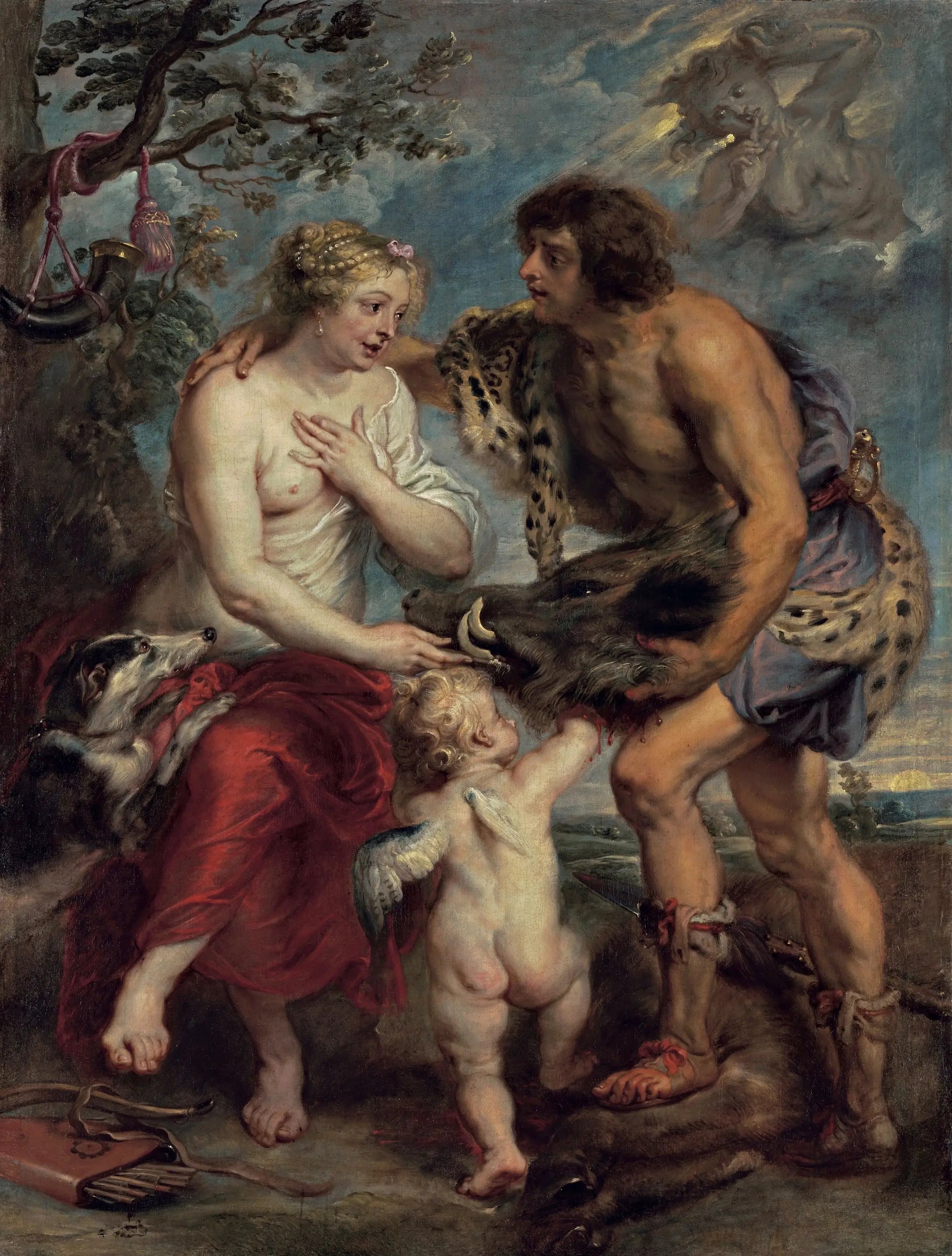 Méléagre et Attalante - Peter Paul Rubens image 1 reproduction de peinture à l’huile