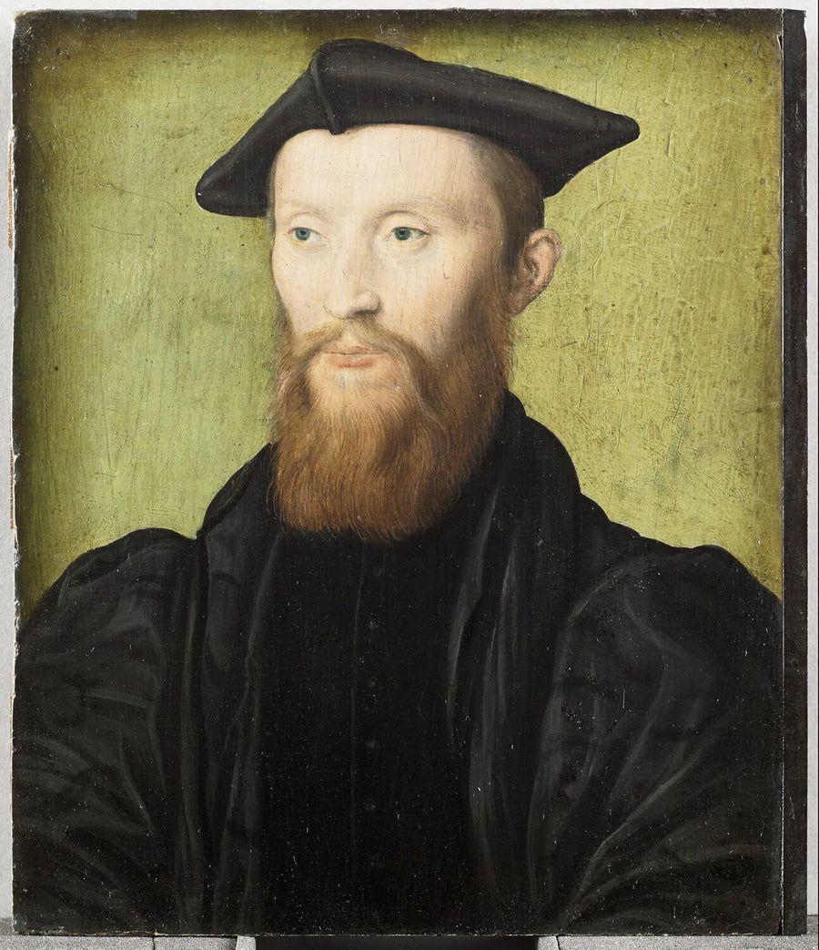 Mellin de Saint-Gelais, abbé de Reclus (1491-1558), poète et musicien, aumônier du Dauphin et bibliothécaire du roi à Fontainebleau - Corneille de Lyon