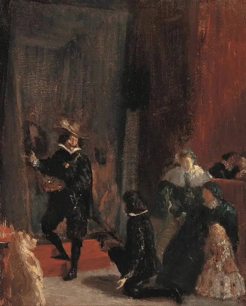 Mémoire de Velázquez ("Erinnerung an Velázquez") - Edgar Degas image 1 copie de tableau peinte à la main