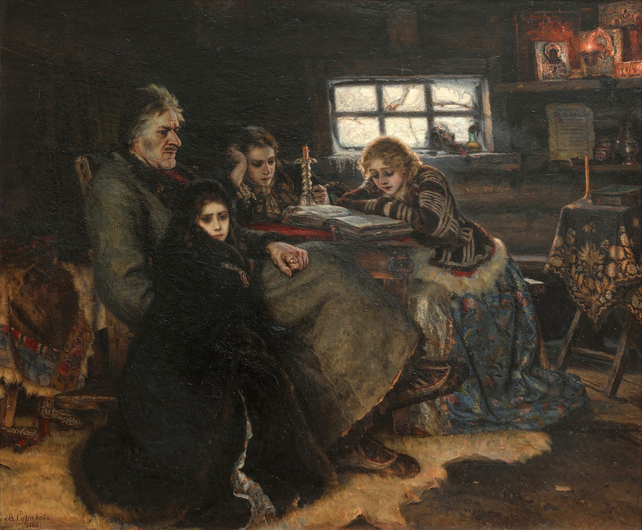 Menchikov à Beriozovo - Vassili Sourikov image 1 reproduction d’œuvre d’art à l’huile