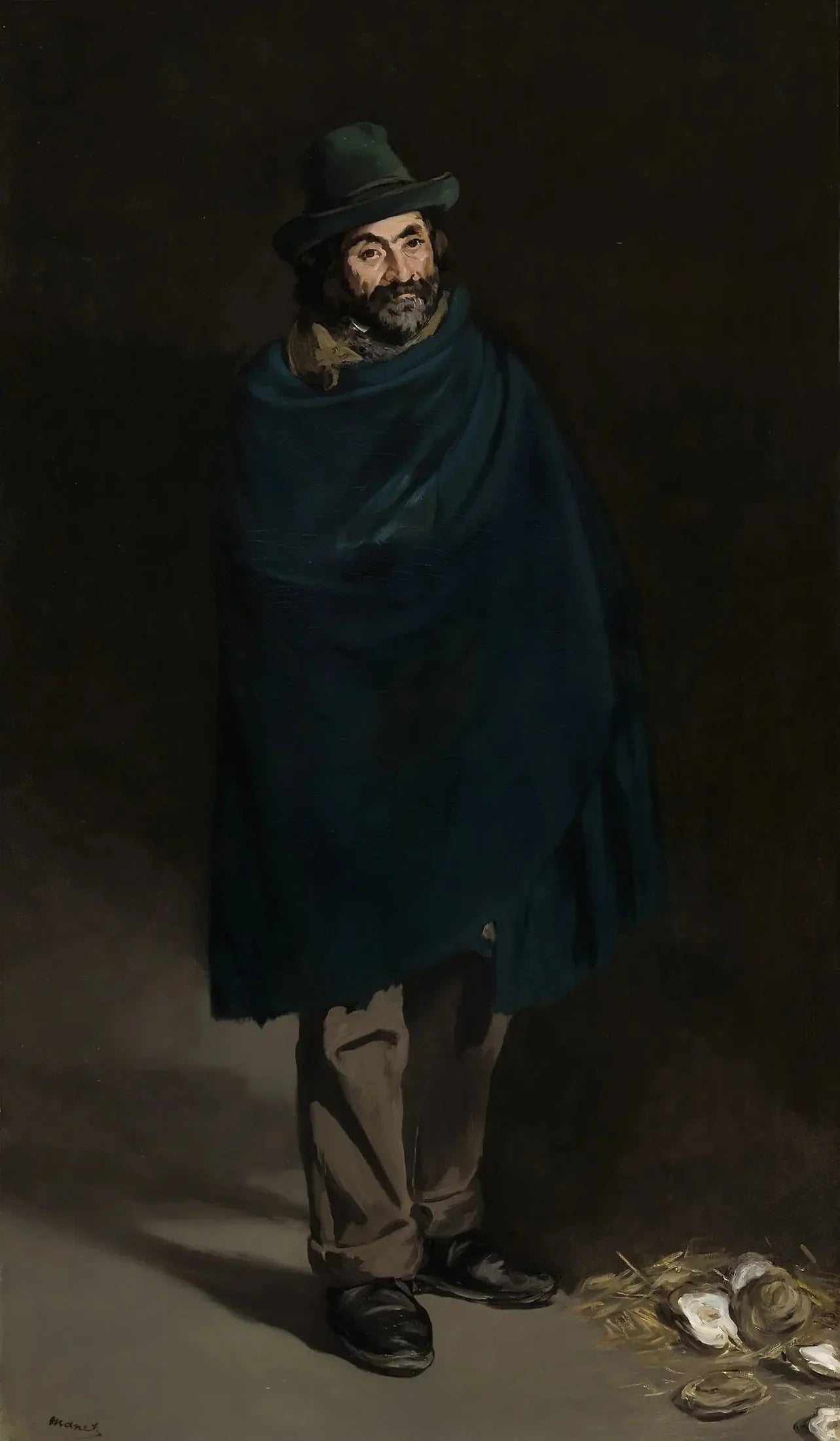 Mendiant aux huîtres (Philosophe) - Édouard Manet image 1 copie peinte à la main à l’huile