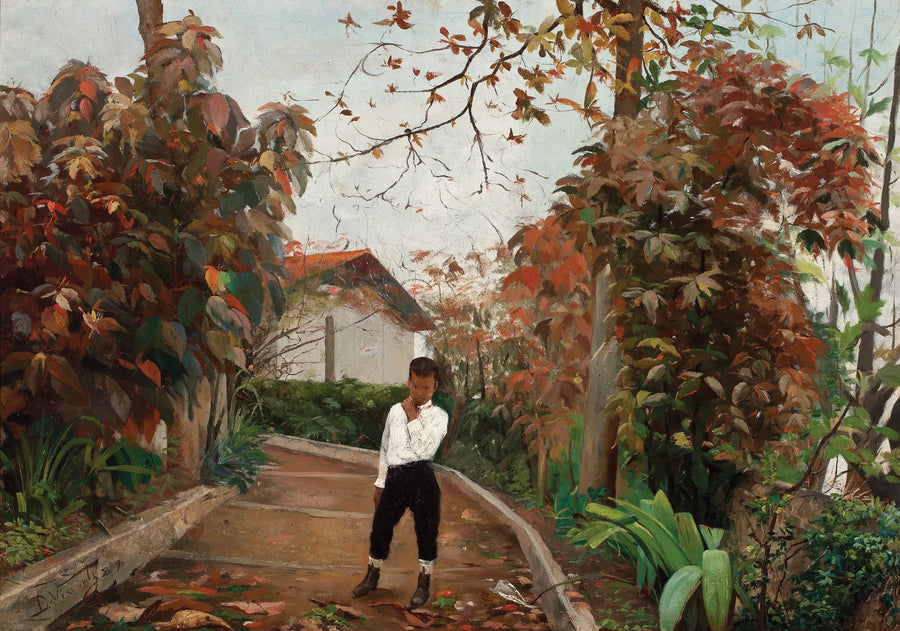 Menino na ladeira - Eliseu Visconti