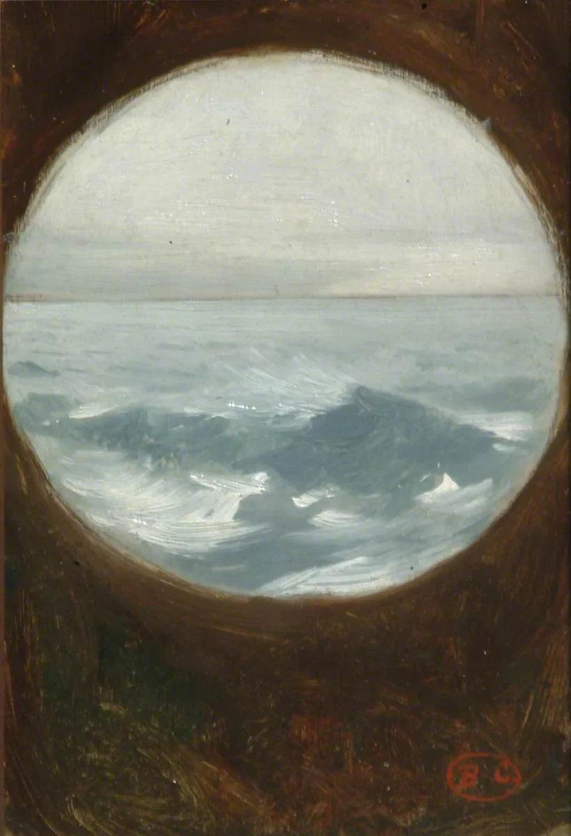 Mer agitée vue de l'hôtel Métropole - Jean-Joseph Benjamin-Constant image 1 reproduction d’œuvre d’art à l’huile