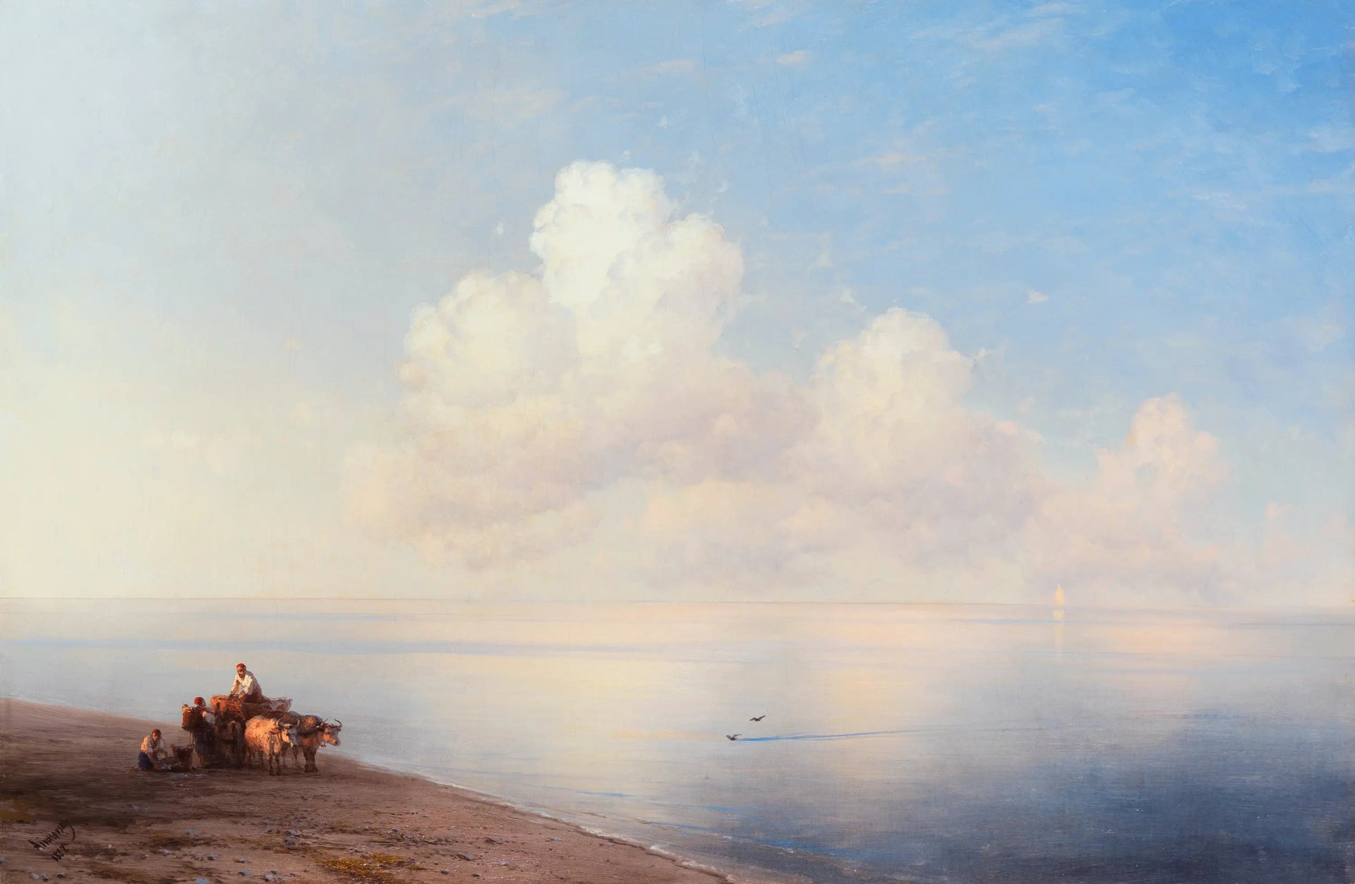 Mer calme - Ivan Aïvazovski image 1 tableau peint à l’huile sur toile