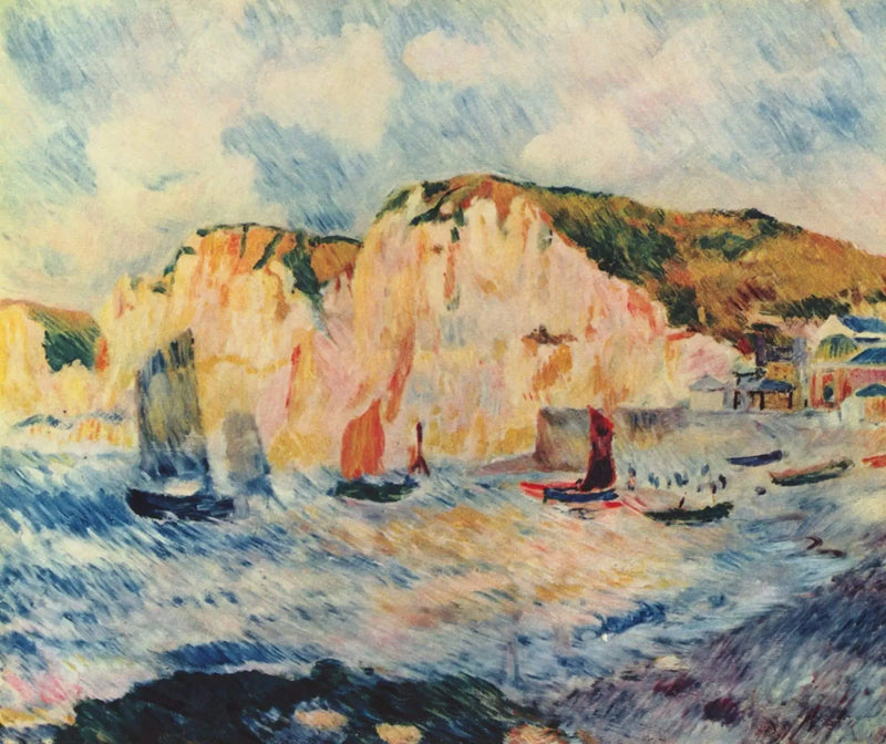 Mer et falaises - Pierre-Auguste Renoir