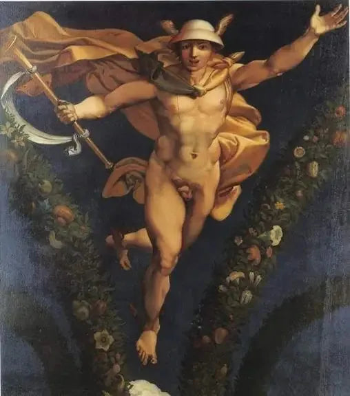 Mercure, d'après la fresque de Raphaël à la Farnésine - Jean-Auguste-Dominique Ingres image 1 tableau peint à l’huile sur toile