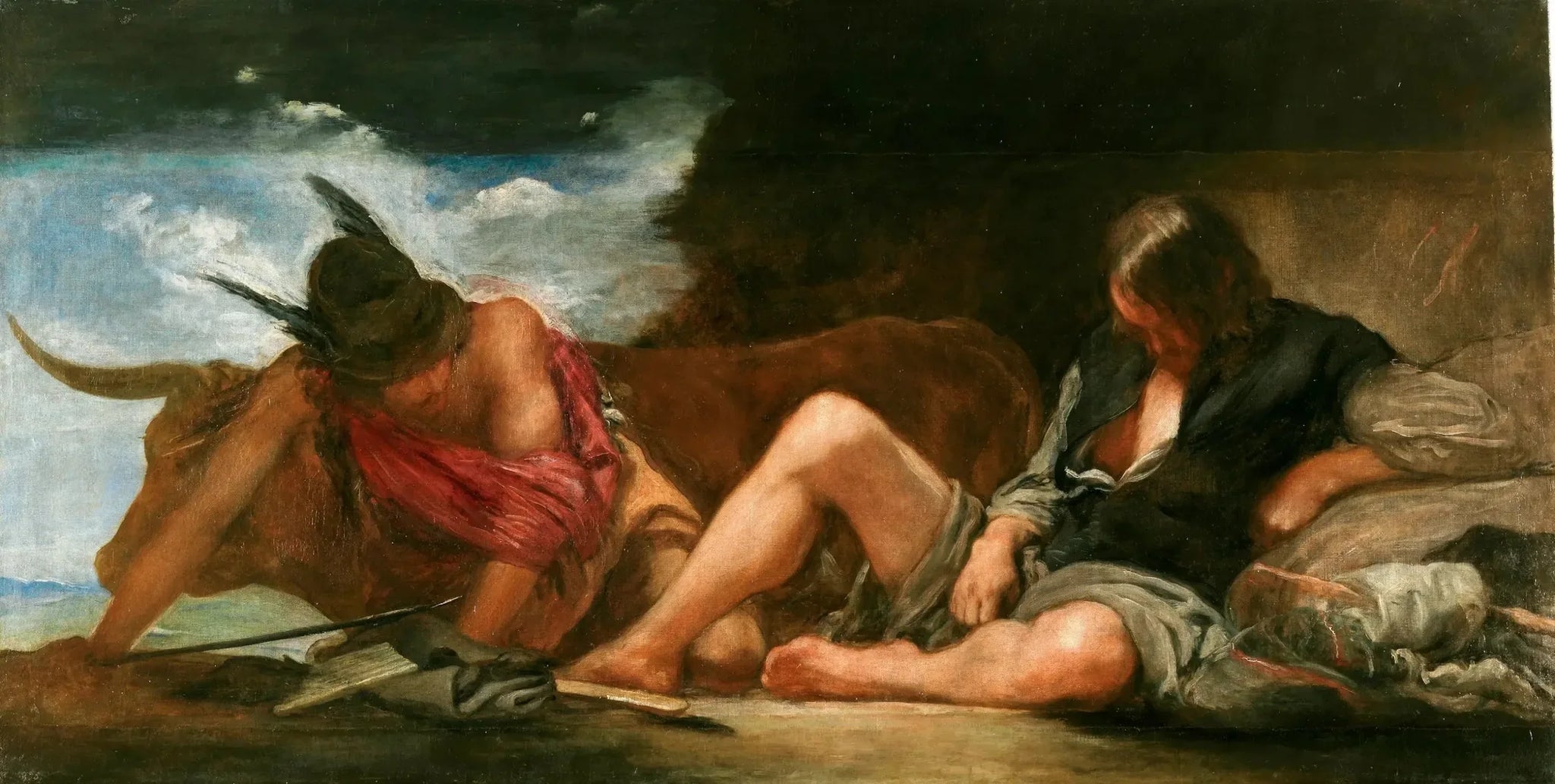 Mercure et Argos - Diego Velázquez image 1 reproduction artisanale de tableau