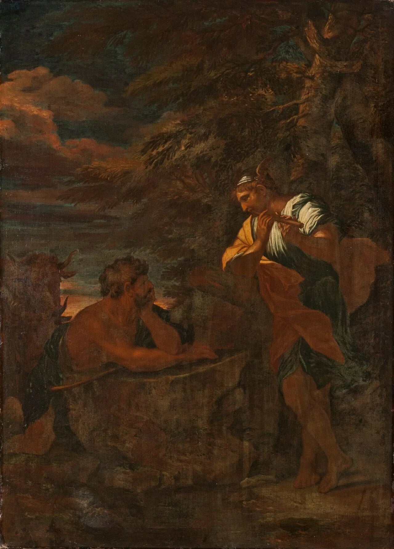 Mercure et Argus - Salvator Rosa image 1 tableau peint à l’huile sur toile