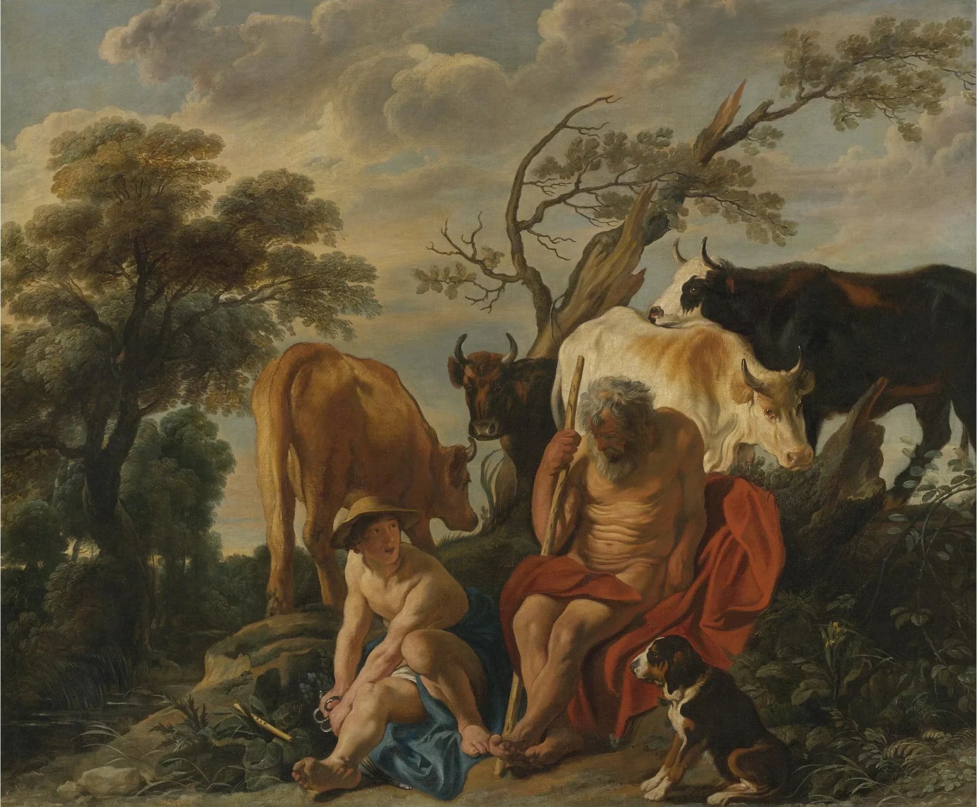 Mercure se préparant à décapiter Argus endormi - Jacob Jordaens image 1 reproduction réalisée par Alpha Reproduction
