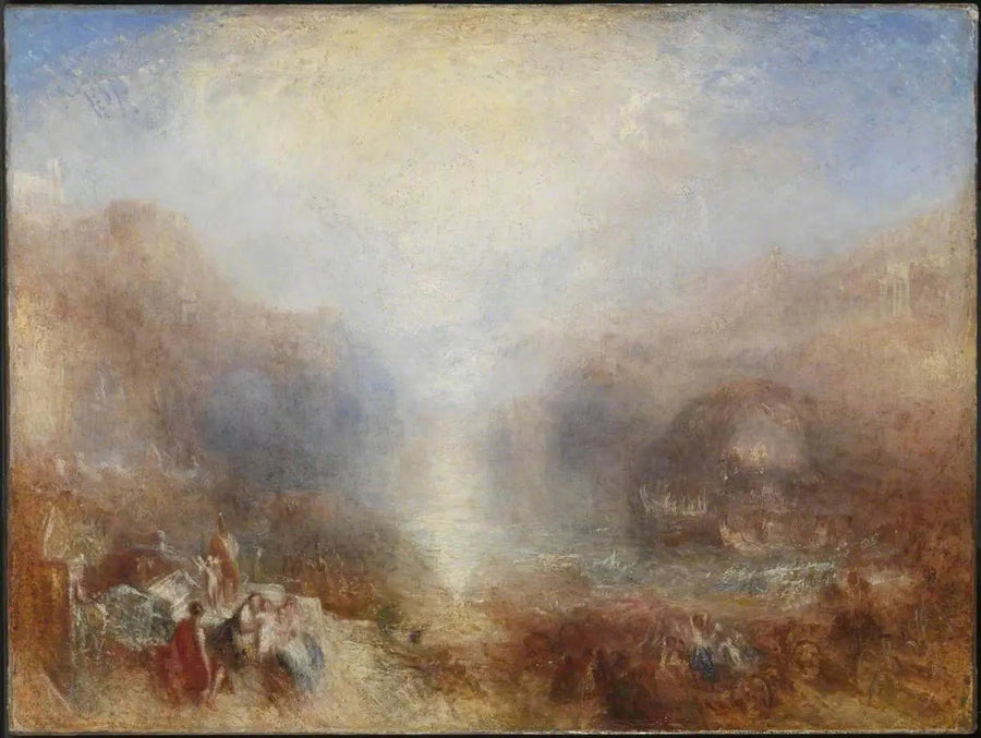 Mercury Sent to Admonish Aeneas - J. M. W. Turner