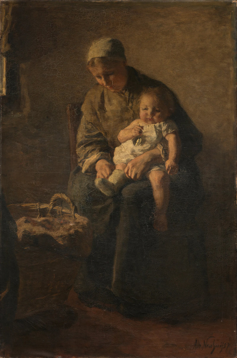 Mère et enfant - Albert Neuhuys