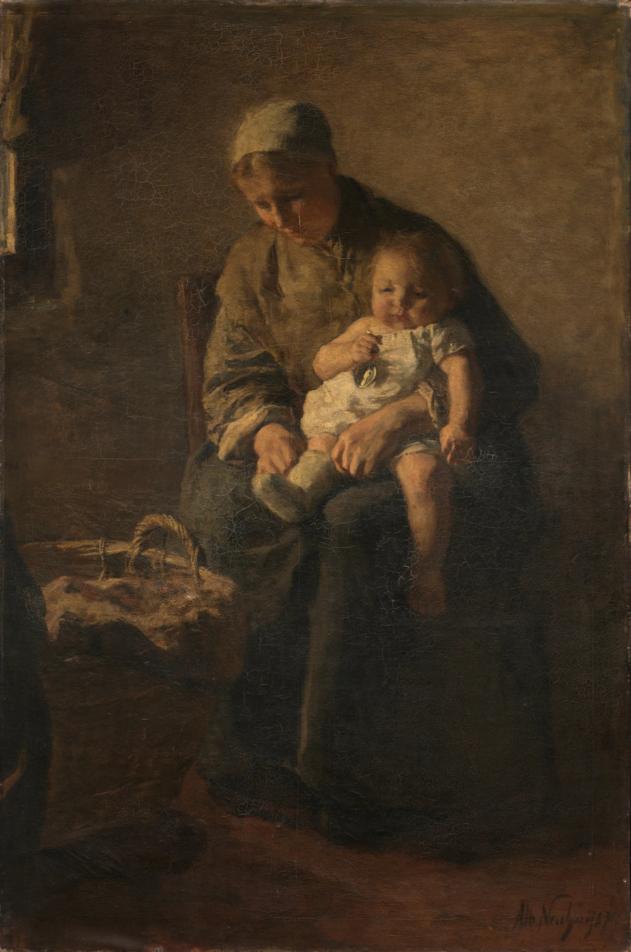 Mère et enfant - Albert Neuhuys