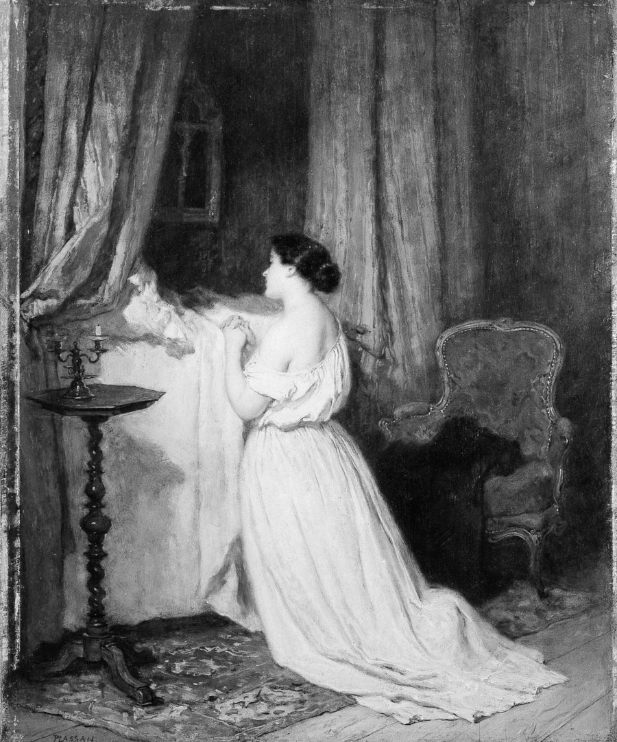 Mère et enfant - Antoine-Emile Plassan