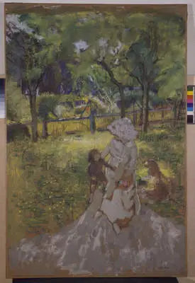 Mère et Enfant au Jardin (Matin Dans Le Verger) - Édouard Vuillard