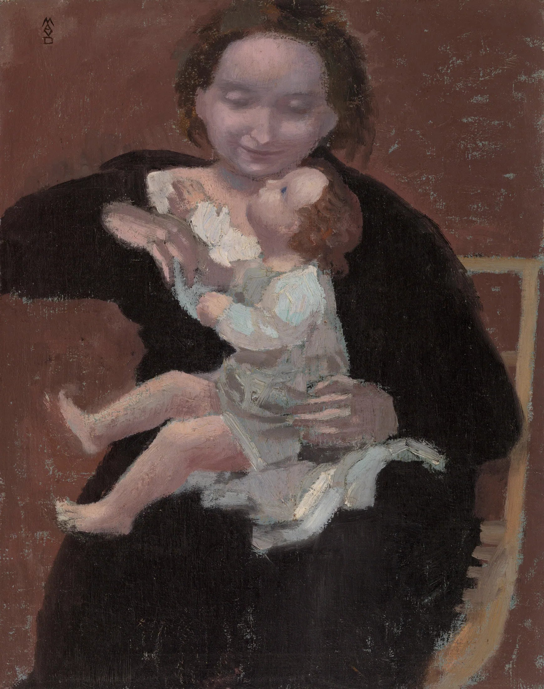 Mère et enfant - Maurice Denis image 1 reproduction de peinture à l’huile
