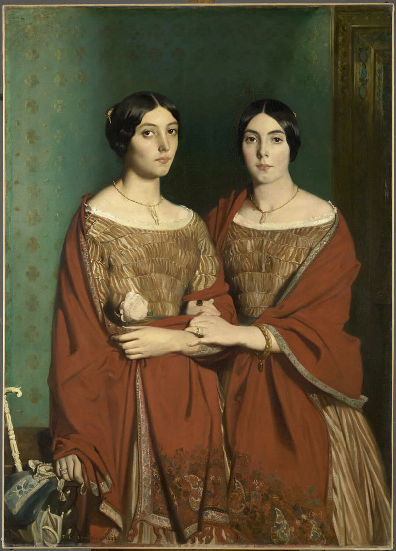 Mesdemoiselles Chassériau, dit aussi Les deux soeurs - Théodore Chassériau