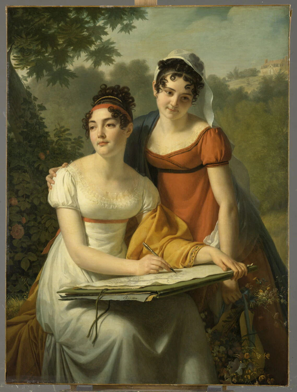 Mesdemoiselles Duval - Jacques Augustin Pajou