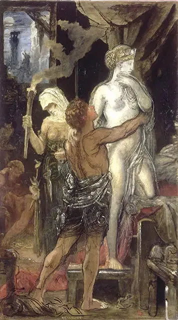 Messaline - Gustave Moreau image 1 tableau peint à l’huile sur toile
