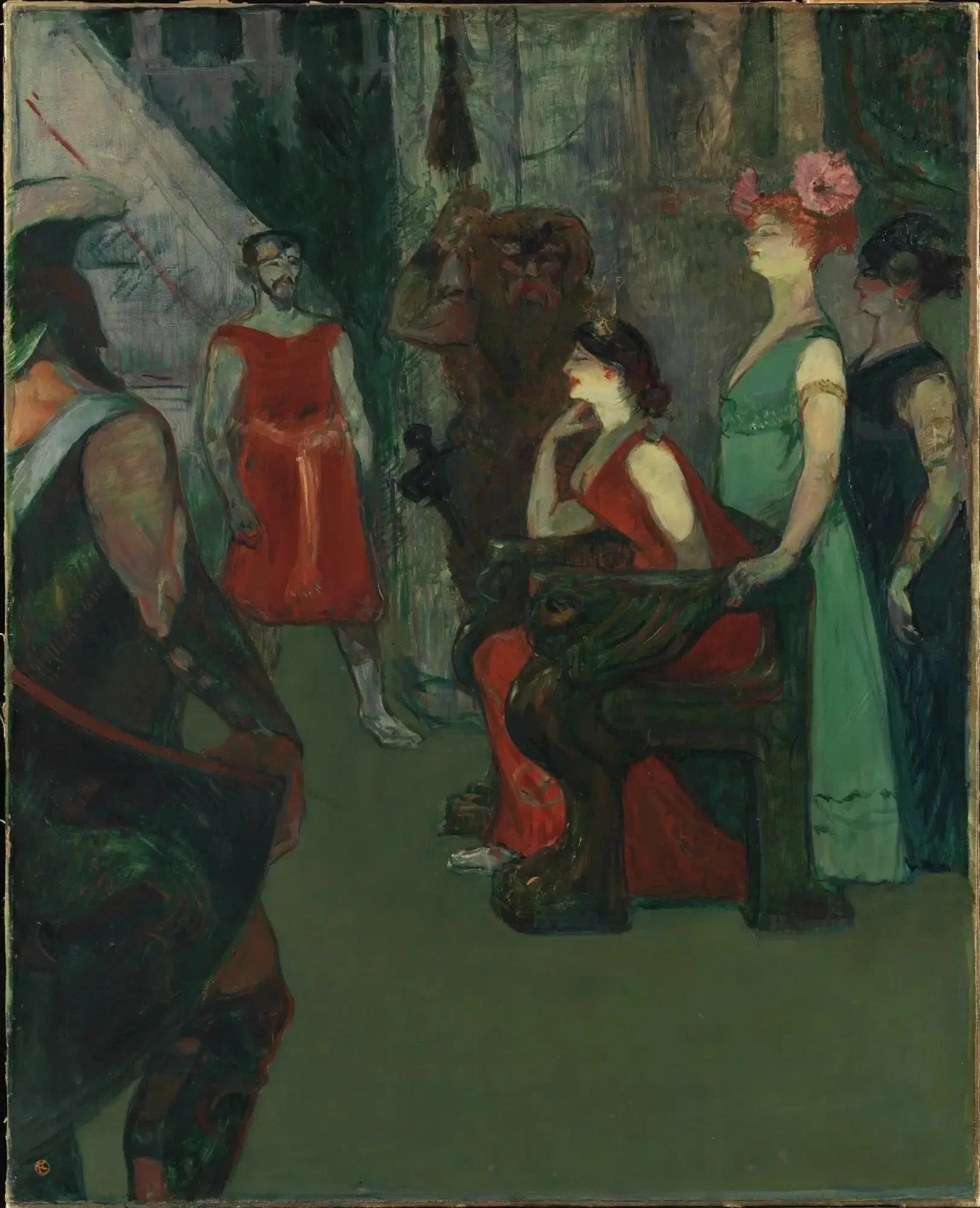 Messaline - Henri de Toulouse-Lautrec image 1 copie peinte à la main à l’huile