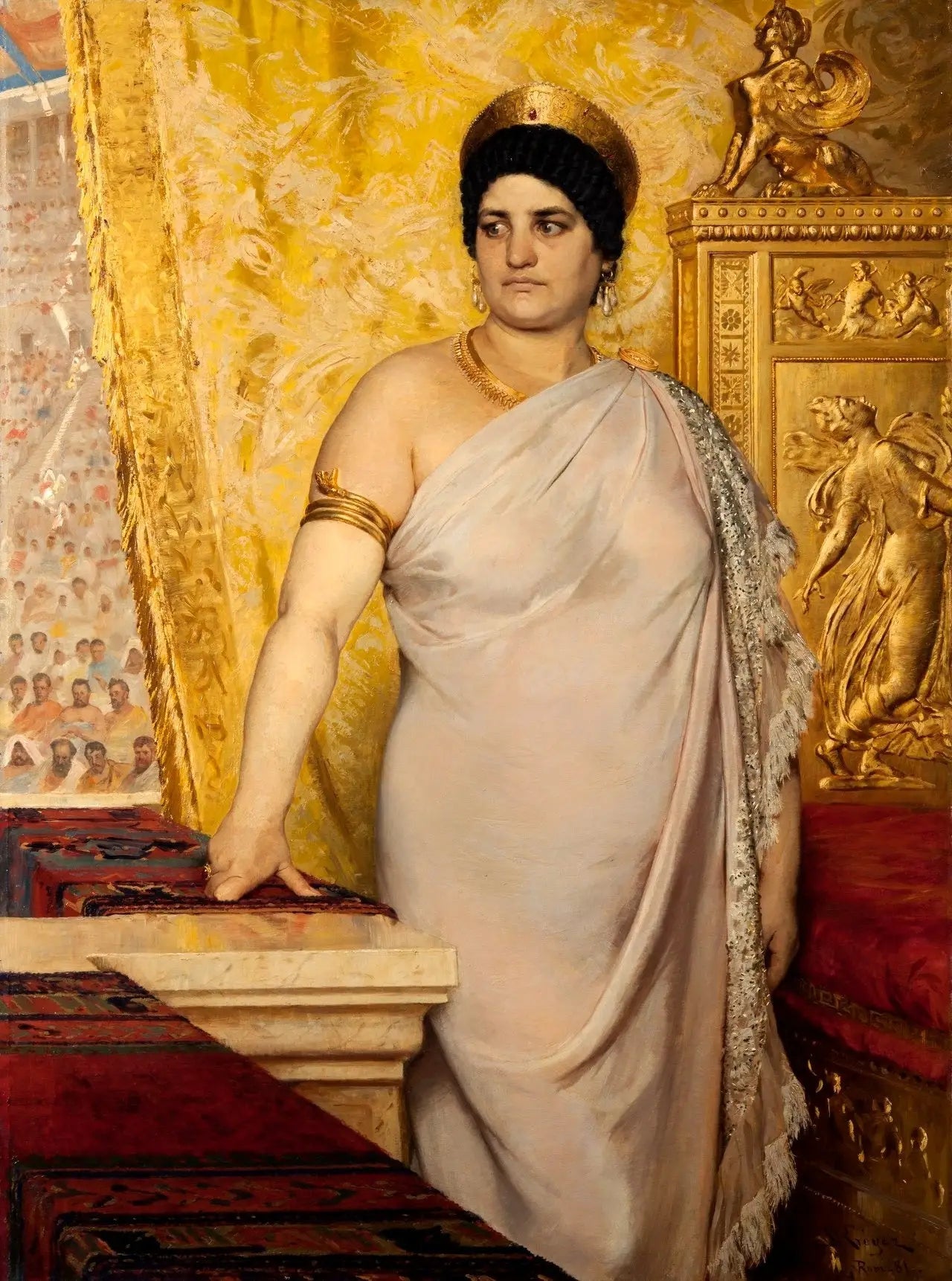 Messaline - Peder Severin Krøyer image 1 copie de tableau peinte à la main