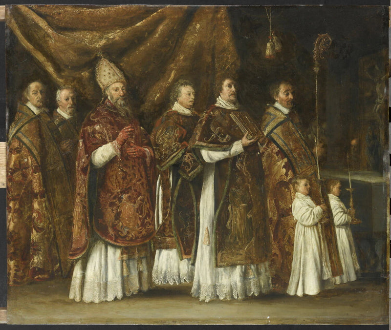 La Messe pontificale - Louis Le Nain